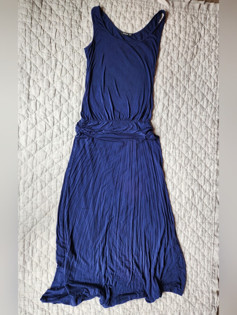 PattyBoutik Royal Blue Sleeveless Maxi Dress